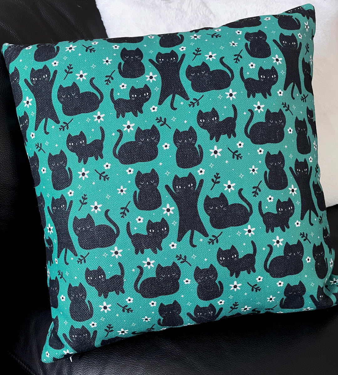 Floral Cat Pillow Case Em & Sprout