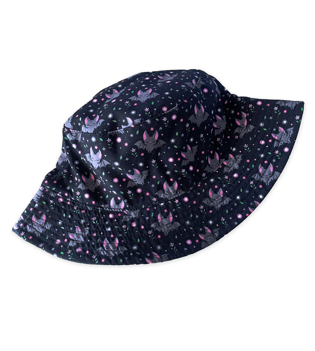 Floral Bat Bucket Hat Em & Sprout