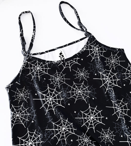 Spiderweb Strappy Night Dress - Sizes S-3X