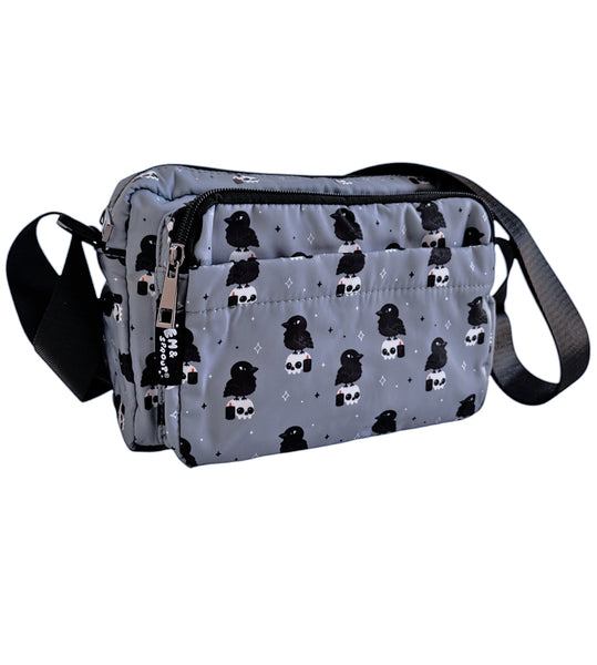 Crow & Skull Crossbody Bag