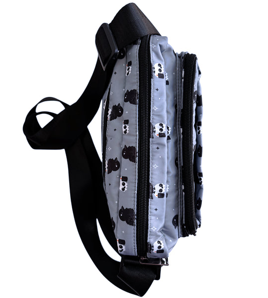 Crow & Skull Crossbody Bag