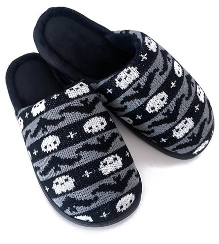 Spooky Knit Slippers