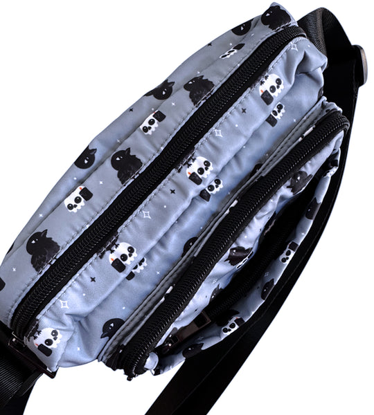 Crow & Skull Crossbody Bag