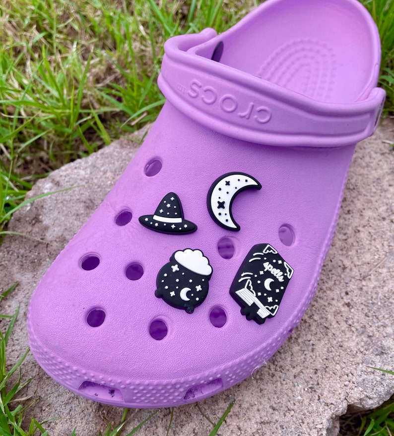 New Witchy Themed Shoe Charms For Your Crocs, Croc Compatible Potion Charms,  Spell Book Witch Vibe - Yahoo Shopping