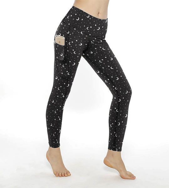 Starry Sky Pocket Athletic Leggings - Sizes S through 3X