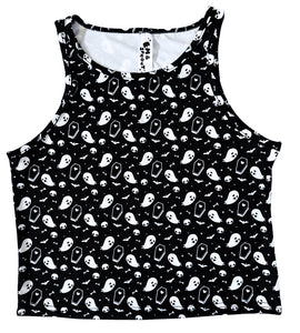 Spooky Spirits Snug Fit Crop Top