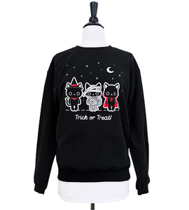 Trick Or Treat Cats Crewneck Unisex Sweatshirt