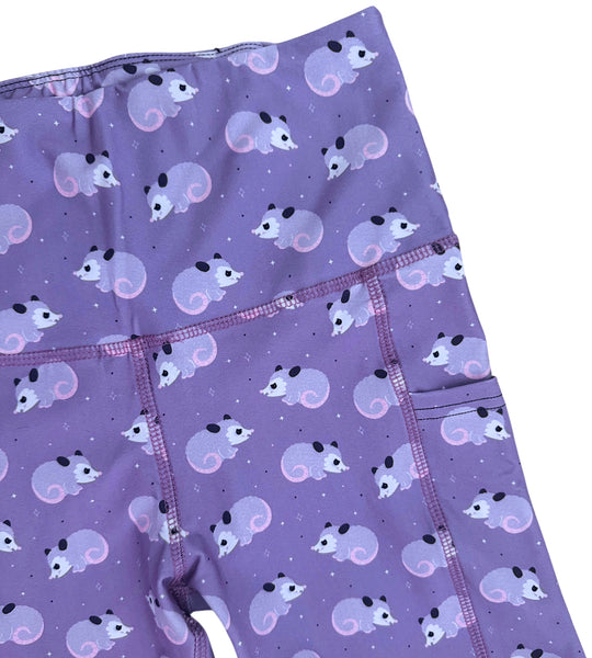 Opossum Pocket Athletic Leggings - Sizes S through 3X