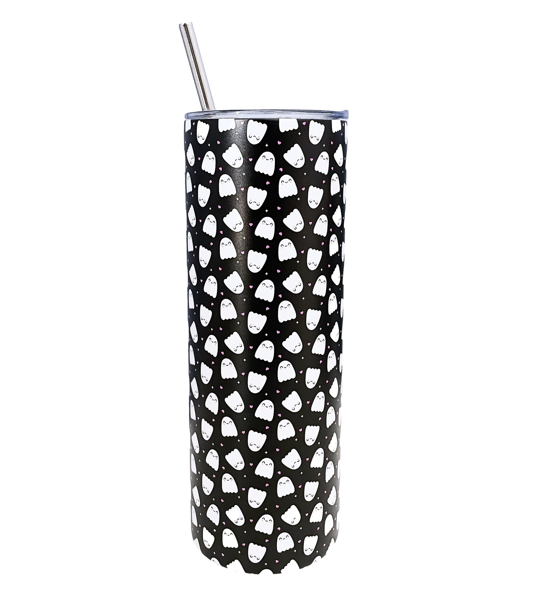 Happy Ghost Stainless Steel Tumbler