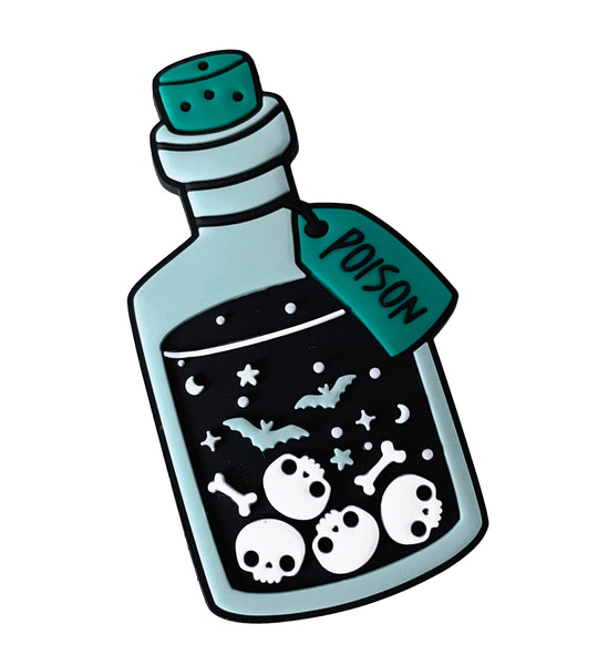 Poison Bottle PVC Rubber Magnet