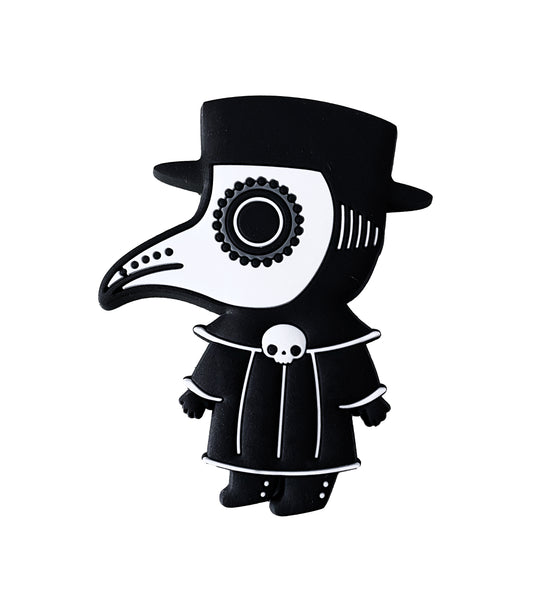 Plague Doctor PVC Rubber Magnet