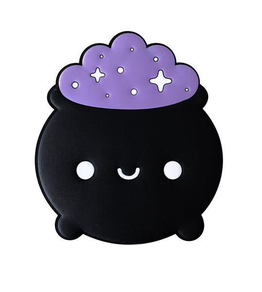 Cute Cauldron PVC Rubber Magnet