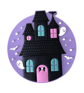 Haunted House PVC Rubber Magnet