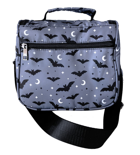 Gray Bats Lunch Crossbody Bag
