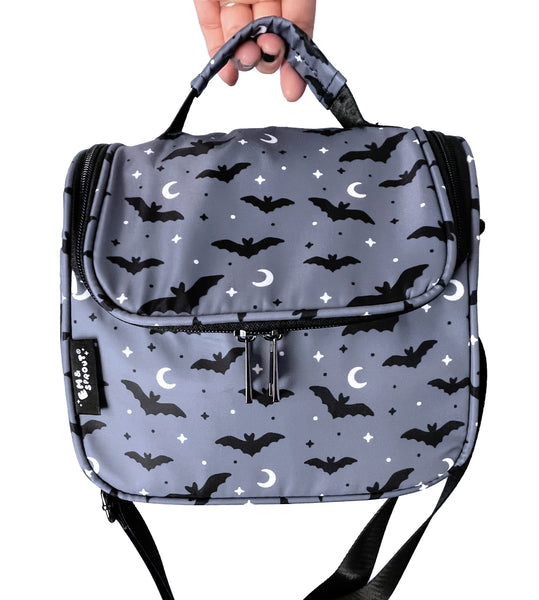 Gray Bats Lunch Crossbody Bag