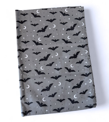 Gray Bats Kitchen Tea Towel