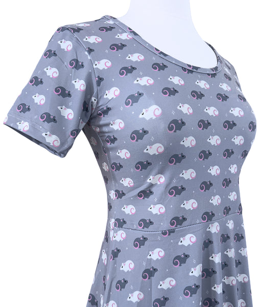 RATS Skater Dress - Available in sizes S to 3X