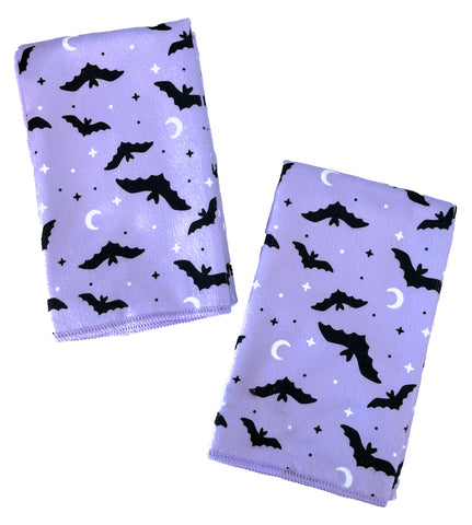 Lavender Bats Terry Kitchen Towel - Set of Two