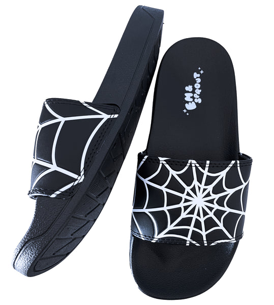 Spiderweb Slides Womens Sizes 6 - 11