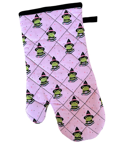 Frog Witch Oven Mitt