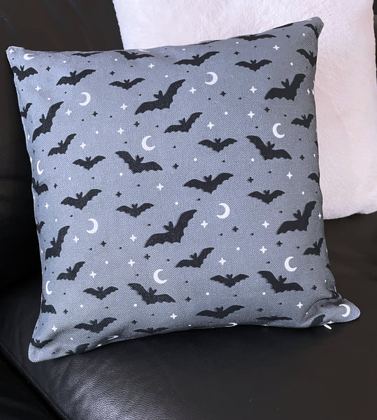 Gray Bats Pillow Case