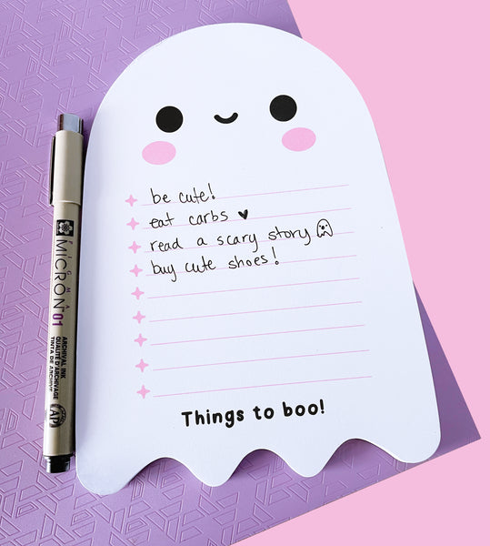 Things to BOO Ghost Magnetic Note Pad