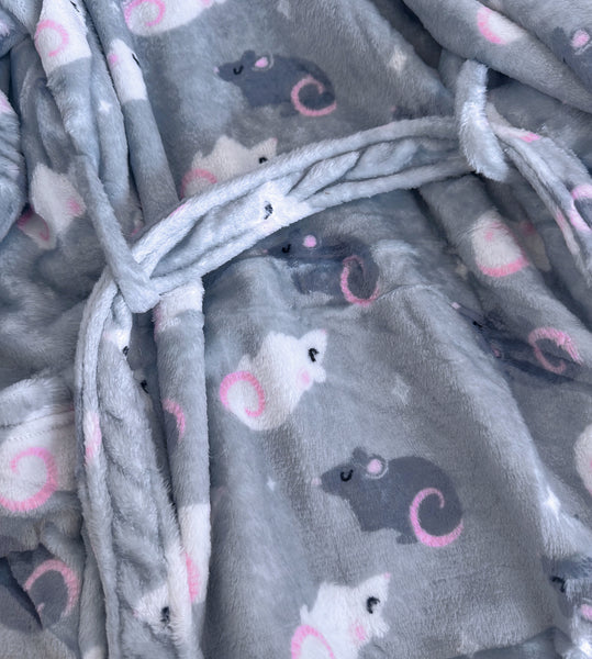 RATS Fluffy Robe - Sizes S to 3X