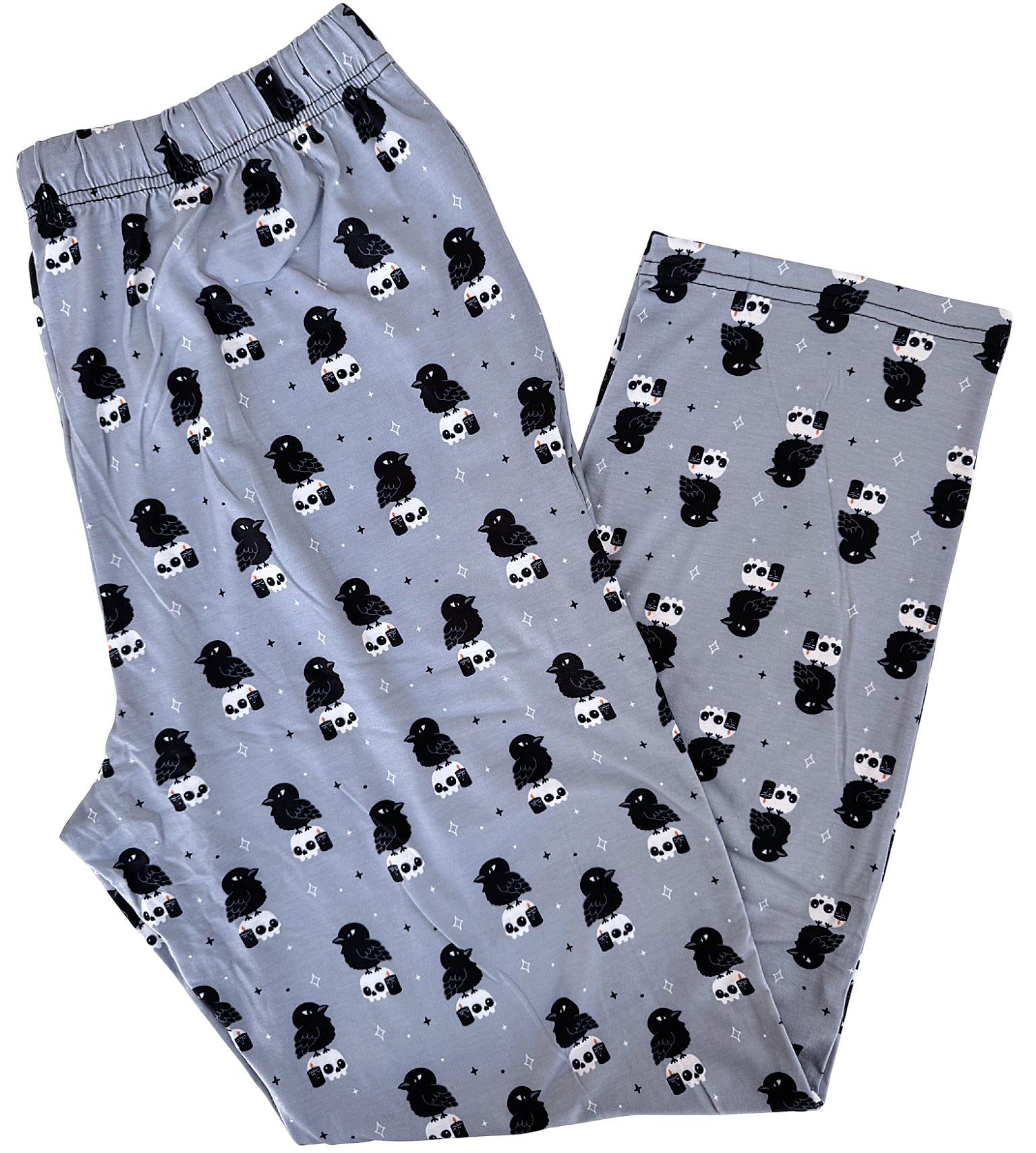 Crow & Skull Pajama Pants - Sizes S-4X