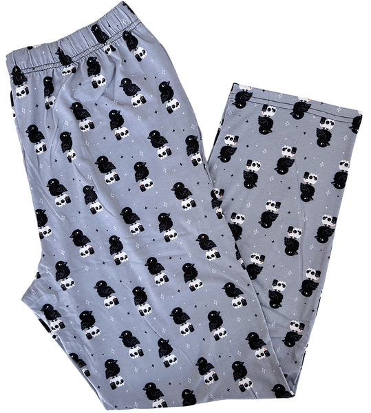 Crow & Skull Pajama Pants - Sizes S-4X