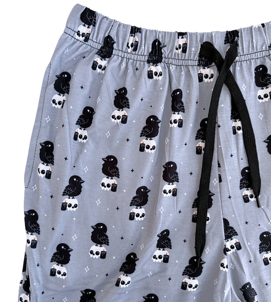 Crow & Skull Pajama Pants - Sizes S-4X