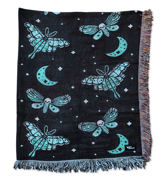 Moths Woven Blanket