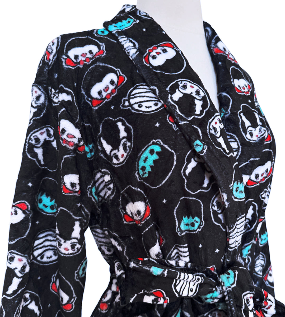 Monster Cuties Fluffy Robe - Sizes S to 3X – Em & Sprout