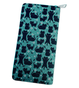 Floral Cats Wallet