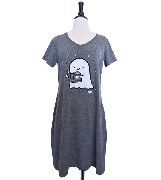 Spooky Stories Ghost Pajama Night Dress - Sizes S-3X