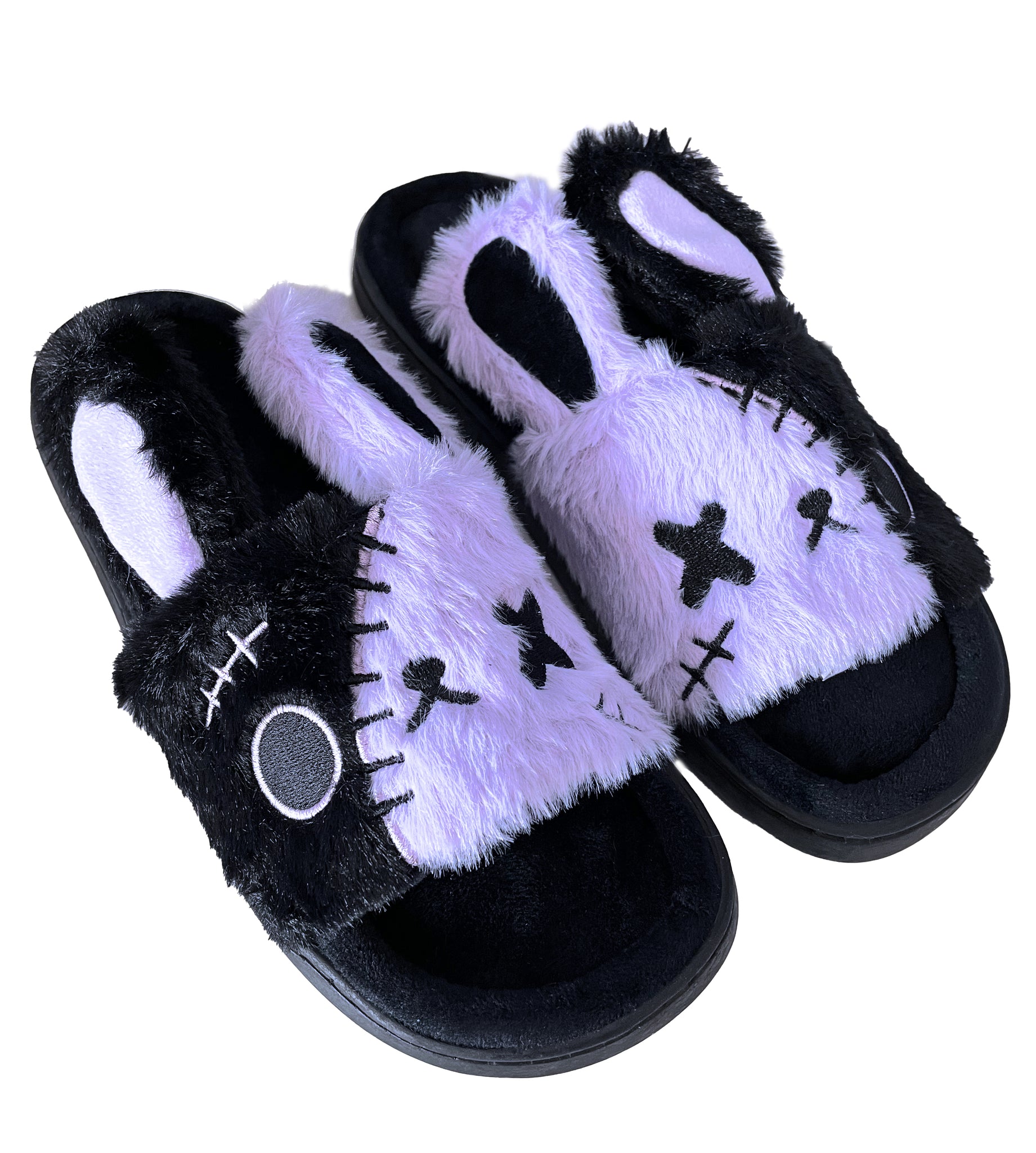 Franken Bunny Slippers - purple variant