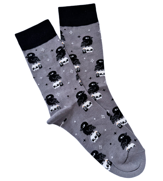 Crow & Skull Socks