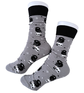 Crow & Skull Socks