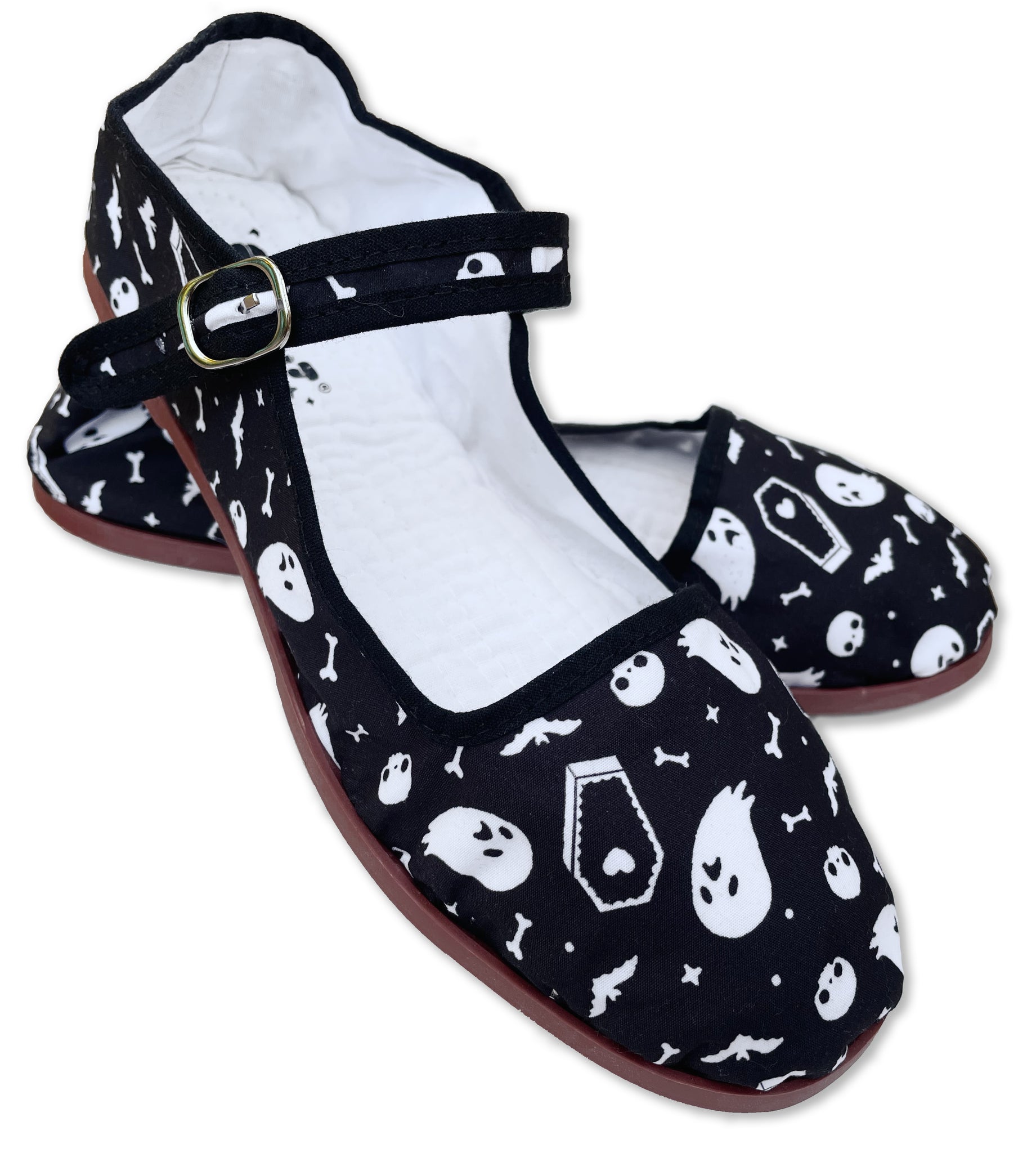 Ghosts & Coffins Flats - Mary Jane Shoes
