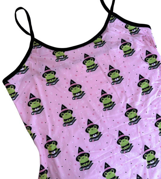 Frog Witch Strappy Night Dress - Sizes S-3X