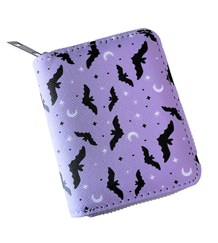 Lavender Bats Wallet