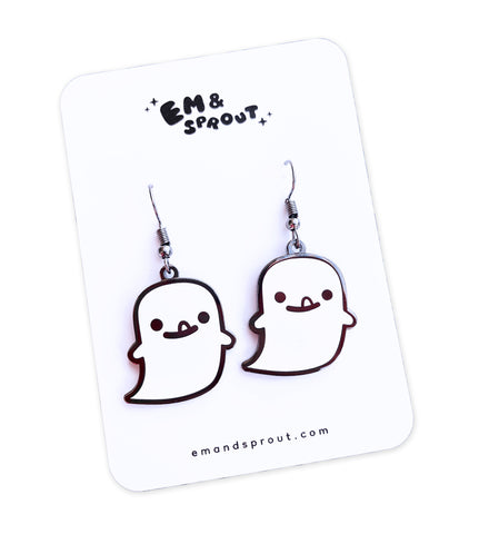 Funny Ghost Charm Earrings