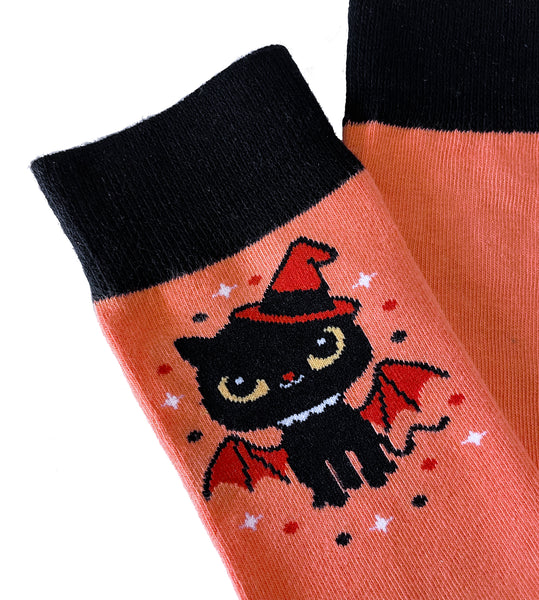 Witch Cat Socks