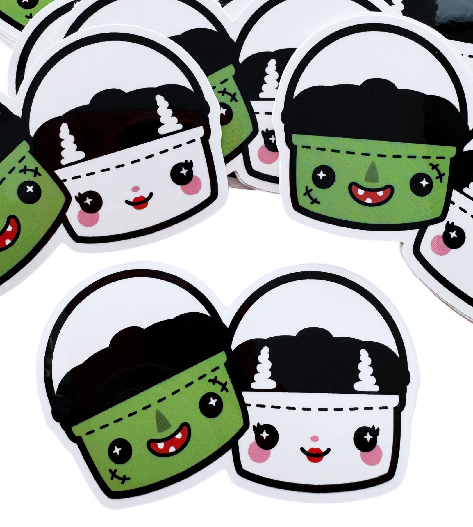 Frank & Bride Boo Buckets Sticker