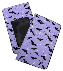 Lavender Bat Cardholder