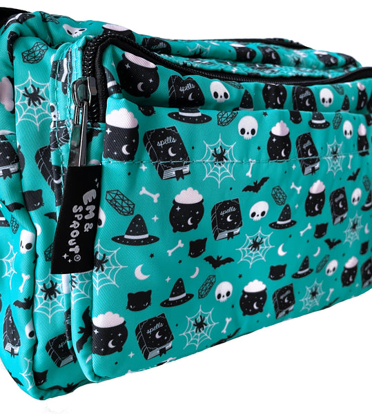 Teal Witchy Crossbody Bag
