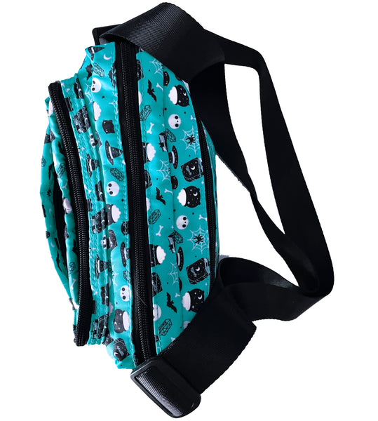 Teal Witchy Crossbody Bag