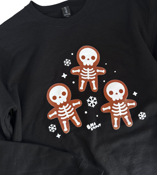 Gingerdead Spooky Christmas Crewneck Unisex Sweatshirt