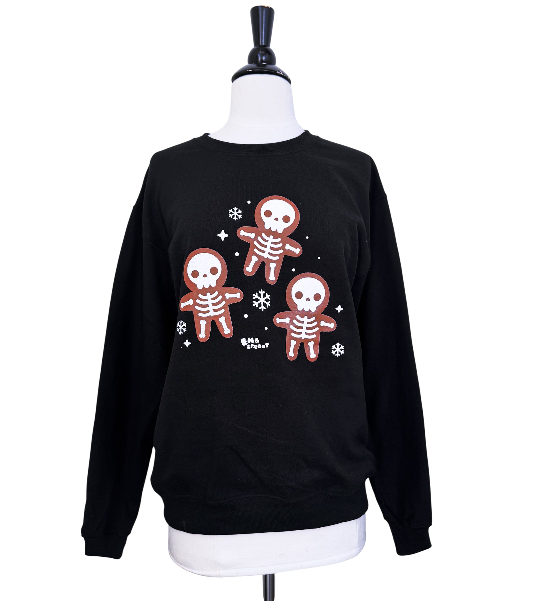 Gingerdead Spooky Christmas Crewneck Unisex Sweatshirt