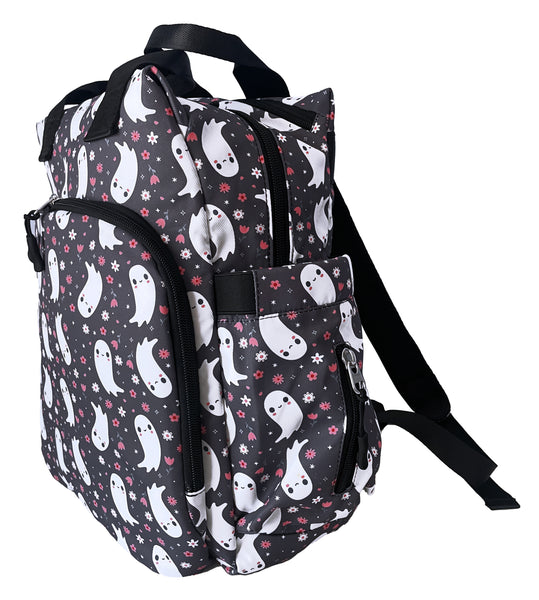 Floral Ghosts Utility Backpack