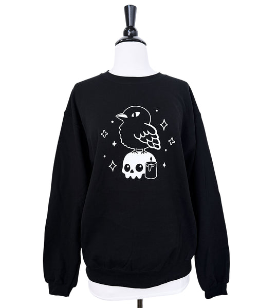 Crow & Skull Crewneck Unisex Sweatshirt